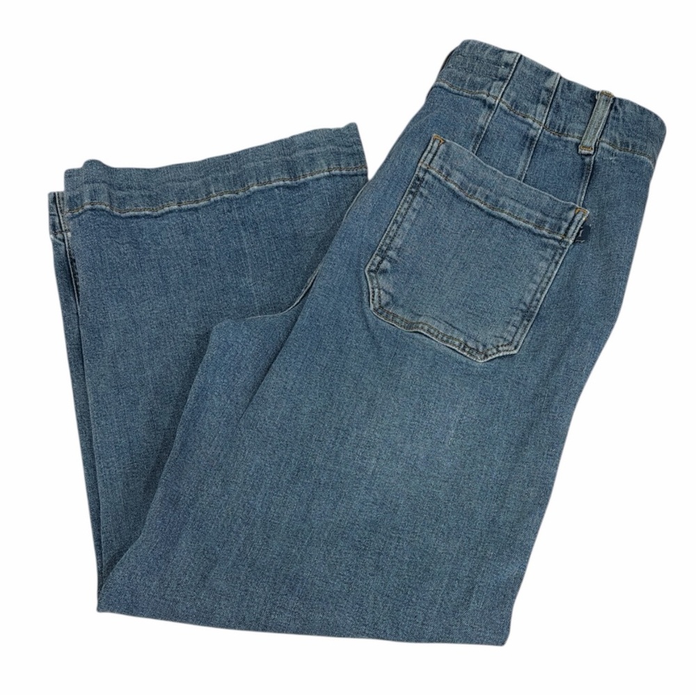 Anthropologie Pilcro Skipper Wide Leg Crop Jeans High Rise 29 - Picture 10 of 12
